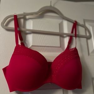 Victoria Secret Womens Red Bra